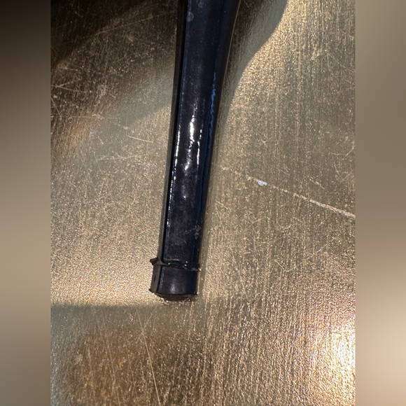 Stuart Weitzman Black Patent Leather Platform Lace-Up Heels size 6.5 - Picture 8 of 16